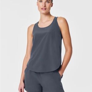 SPANX On The Move Shorts in Dark Storm 1X NWOT